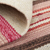 Galvin Navajo Style Serape Kilim Rug, Chili Pepper Red/Goldenrod - Rugs - 6