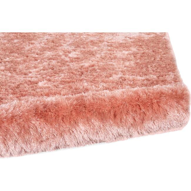 Freya Plush Metallic Shag Rug, Salmon - Rugs - 6