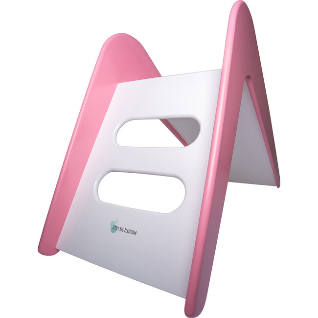 Modern Wooden Indoor Slide, Pink - Role Play Toys - 4