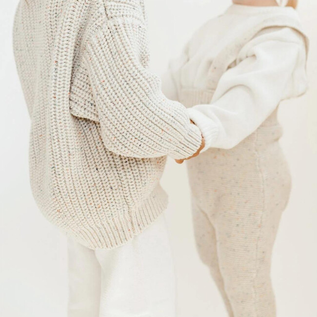Knit Chunky Sweater, Sprinkle - Sweaters - 2