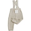 Knit Suspenders, Natural - Overalls - 1 - thumbnail
