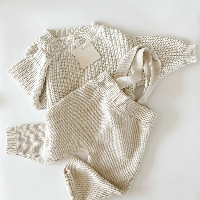 Knit Chunky Sweater, Sprinkle - Sweaters - 6
