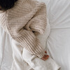 Knit Chunky Sweater, Oat Fleck - Sweaters - 4