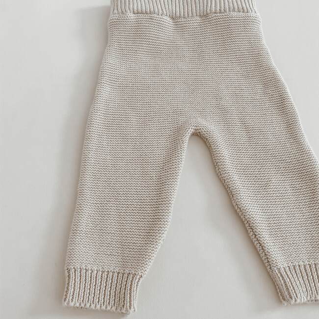 Knit Suspenders, Natural - Overalls - 6