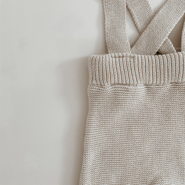 Knit Suspenders, Natural - Overalls - 9