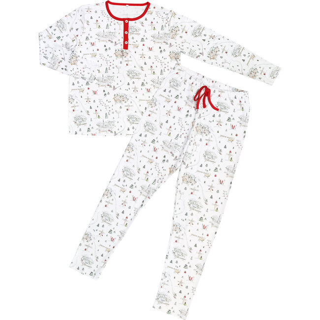 Ski Around the World Women's Pajamas