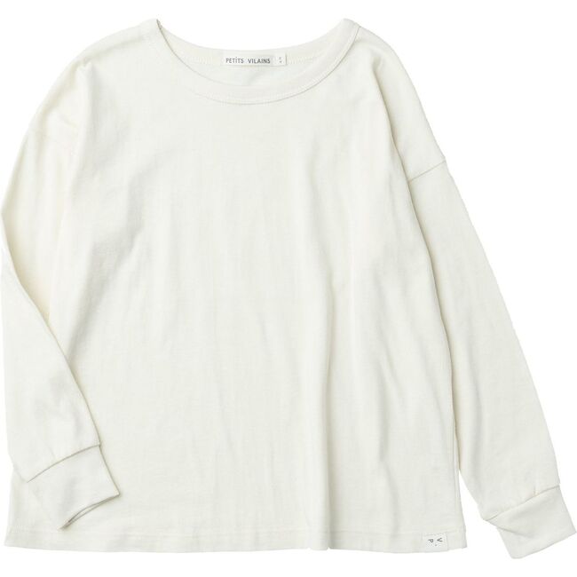 Felix Boxy Long Sleeve Shirt, Natural