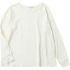 Felix Boxy Long Sleeve Shirt, Natural - Tees - 1 - thumbnail