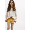 Felix Boxy Long Sleeve Shirt, Natural - Tees - 2