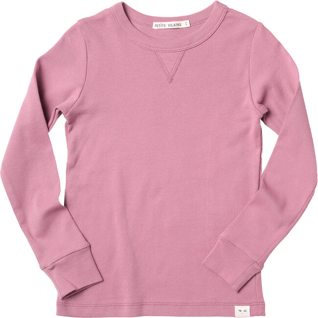 Dominique Long Sleeve Crew, Good Pink