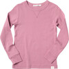 Dominique Long Sleeve Crew, Good Pink - Tees - 1 - thumbnail