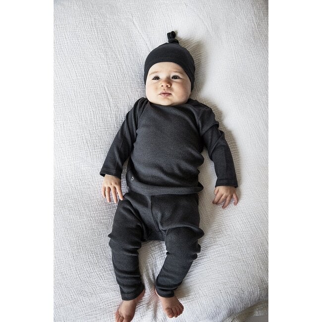 Baby Rib Legging, Washed Black - Leggings - 2