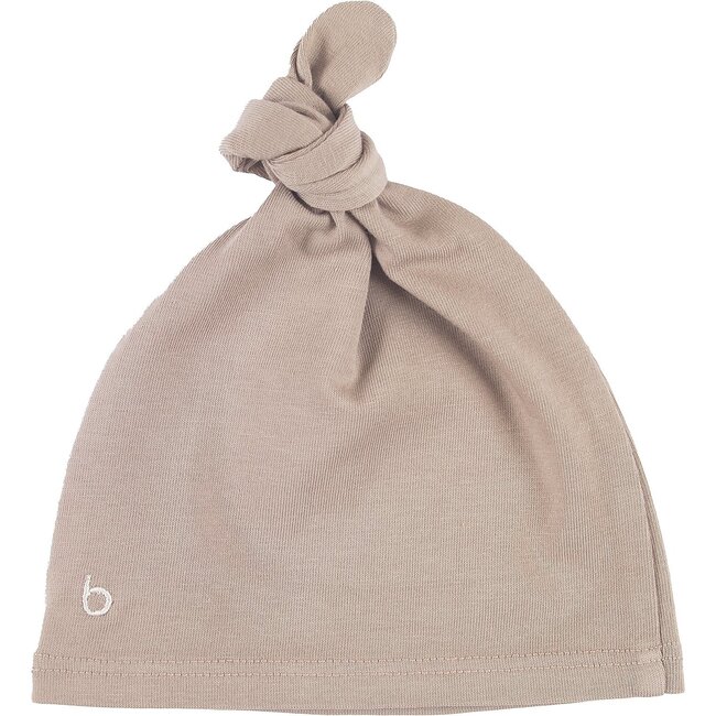 Baby Knotted Beanie, Fawn