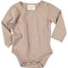 Baby Jersey Onesie, Fawn - Onesies - 1 - thumbnail