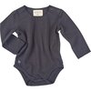 Baby Jersey Onesie, Washed Black - Onesies - 1 - thumbnail