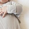 Baby Kimono Gown, Light Grey - Nightgowns - 3
