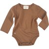 Baby Jersey Onesie, Camel - Onesies - 1 - thumbnail