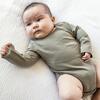 Baby Jersey Onesie, Eucalyptus - Onesies - 2