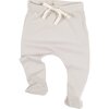 Baby Jersey Footie, Light Grey - Onesies - 1 - thumbnail