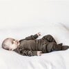 Baby Fleece Footie, Olive - Onesies - 2