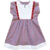 Piper Dress, Red Check - Dresses - 1 - thumbnail