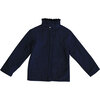 Lauren Corduroy Barn Jacket, Navy Polka Dot - Jackets - 1 - thumbnail