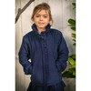 Lauren Corduroy Barn Jacket, Navy Polka Dot - Jackets - 2