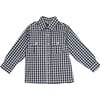 Reece Campshirt, Navy Gingham Checks - Shirts - 1 - thumbnail