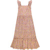 Queen B Jacqueline Women's Flutter Sleeve Maxi Dress, Summer Floral - Dresses - 1 - thumbnail