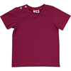 Henry Button Tee, Red & Blue Stripes - Tees - 1 - thumbnail