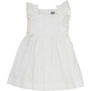Helen Dress, White Swiss Dot - Dresses - 1 - thumbnail
