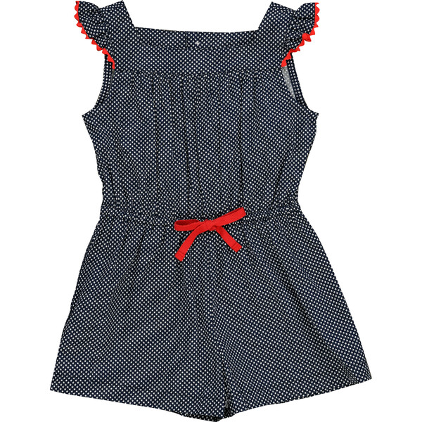 Gwynnie Romper, Navy Stars - Busy Bees Rompers | Maisonette
