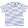Busy Bees Polo, Blue Stripe - Tees - 1 - thumbnail