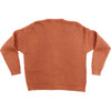 Women's Rust Alpaca Wool Cardigan - Sweaters - 2