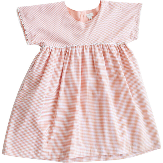 Peach Gingham Gooseberry Dress - Dresses - 1