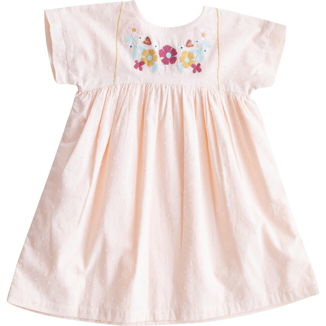 Peach Embroidered Gooseberry Dress - Dresses - 1