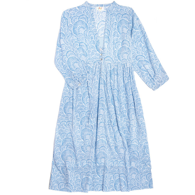 *Exclusive* Womens Magnolia Dress, Blue - Dresses - 1