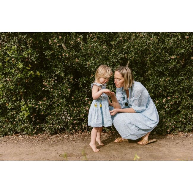 *Exclusive* Womens Magnolia Dress, Blue - Dresses - 5