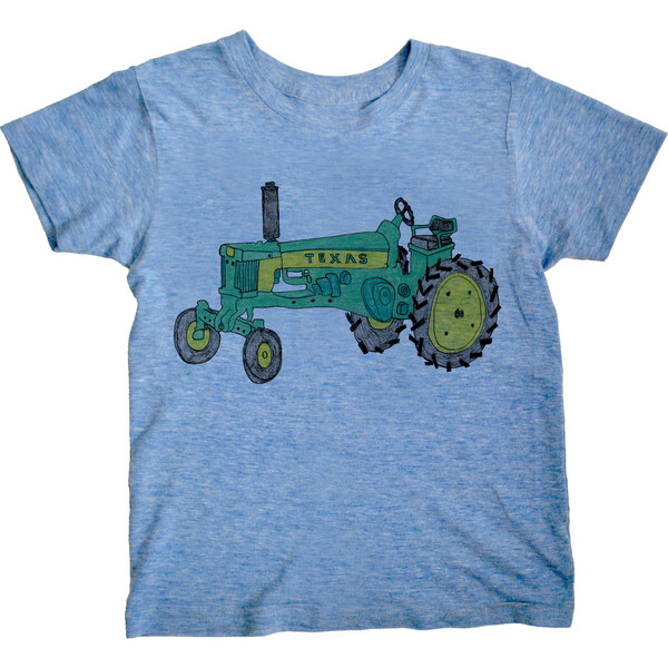 Tractor T-Shirt, Blue - orangeheat Tops | Maisonette