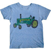 Tractor T-Shirt, Blue - Tees - 1 - thumbnail