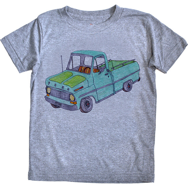 Pickup Truck T-Shirt, Grey