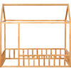 Montessori House Bedframe with Rails, Twin - Beds - 1 - thumbnail