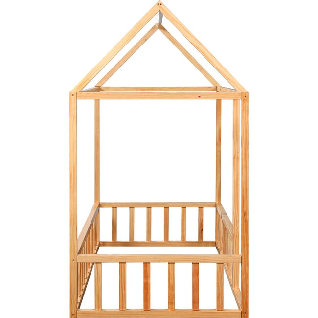 Montessori House Bedframe with Rails, Full - Beds - 6