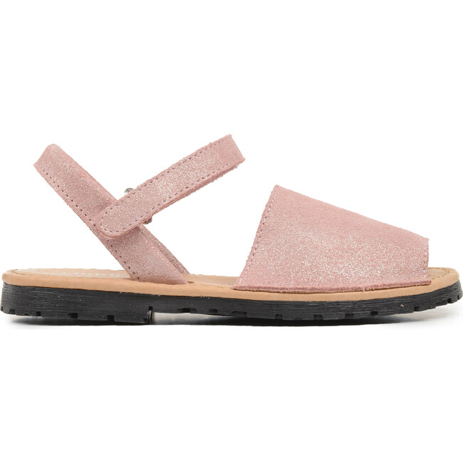 Leather Sandals, Rose Shimmer - Sandals - 3