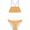Smocked Bikini, Ikat Marigold - Two Pieces - 1 - thumbnail