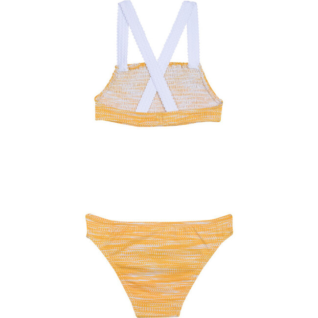 Smocked Bikini, Ikat Marigold - Two Pieces - 2