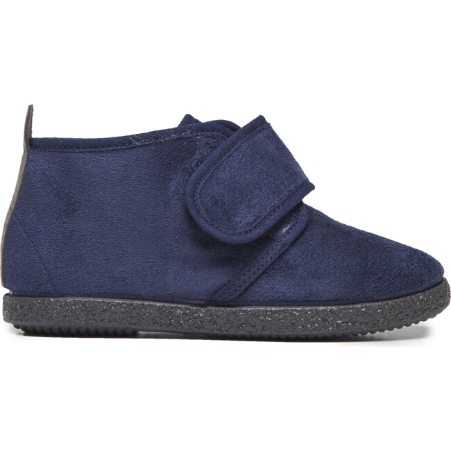 McAlister Booties, Navy Suede and Faux-Shearling - Boots - 2
