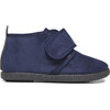 McAlister Booties, Navy Suede and Faux-Shearling - Boots - 2