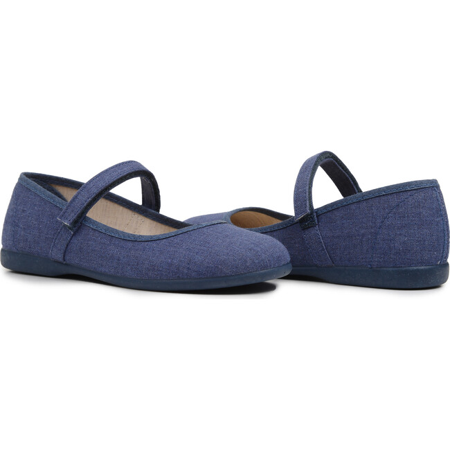 Canvas Mary Janes, Indigo Blue - Mary Janes - 1