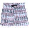 Swim Shorts, Ikat Pastels - Swim Trunks - 1 - thumbnail